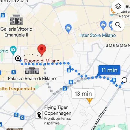 Appartamento Free Private Parking 120 Mq Duomo 15 A Piedi Milano